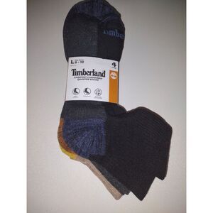 Timberland comfort cushioned socks 4 pairs mens size 9-12 New